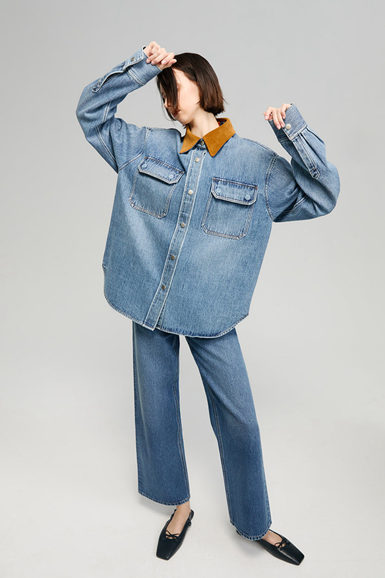 California Sunset Denim Shirt